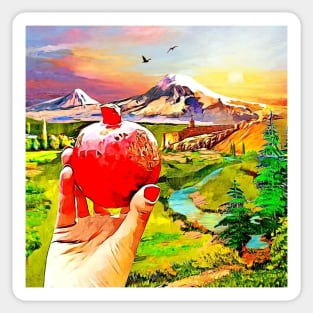 Armenian pomegranate Sticker